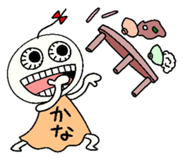 Let's go Kana chan!,part 2. sticker #15808587