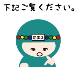 NAME NINJA "TAMAE" sticker #15808725