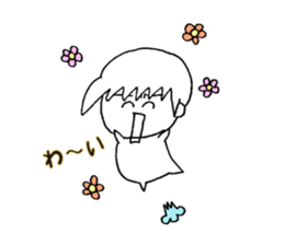 Pyon-chan2 sticker #15809003
