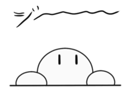 A stick man the animation sticker #15809291
