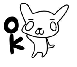 Rabbit D 2 sticker #15809342