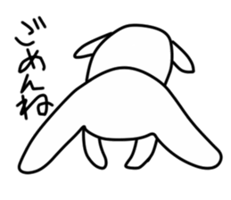Rabbit D 2 sticker #15809344