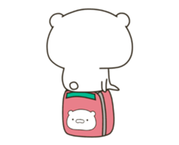 Moving lovely Bear Spring sticker #15809421