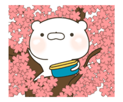 Moving lovely Bear Spring sticker #15809424