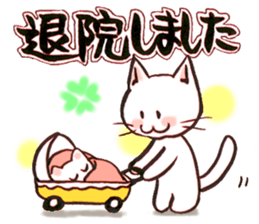 Birth report of the cat sticker #15809788