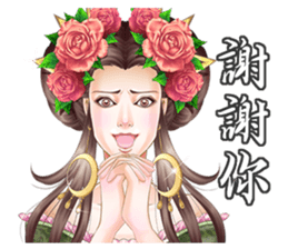 Goddess of the four seasons sticker #15810155