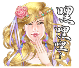 Goddess of the four seasons sticker #15810159