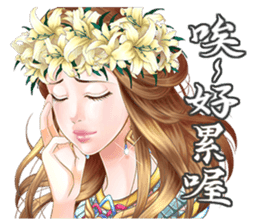 Goddess of the four seasons sticker #15810168