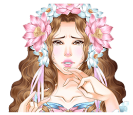 Goddess of the four seasons sticker #15810173