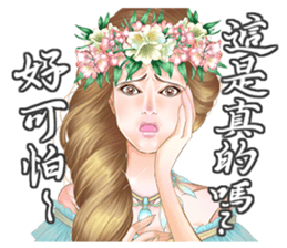 Goddess of the four seasons sticker #15810180