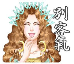 Goddess of the four seasons sticker #15810181
