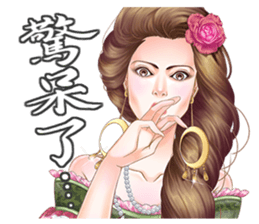 Goddess of the four seasons sticker #15810186