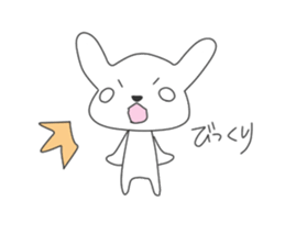 Rabbit D sticker #15810197