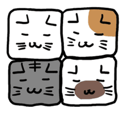 Cube Cat 22 sticker #15810295