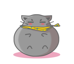 It begins to a cat and ends in RAY.3 sticker #15810341