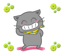 It begins to a cat and ends in RAY.3 sticker #15810347