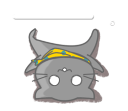 It begins to a cat and ends in RAY.3 sticker #15810352