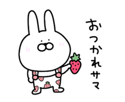 Adult pretty rabbit sticker #15811061