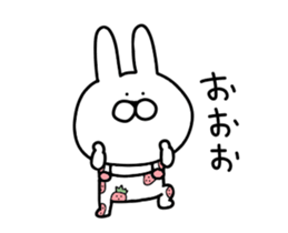 Adult pretty rabbit sticker #15811064