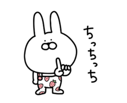 Adult pretty rabbit sticker #15811066