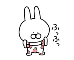 Adult pretty rabbit sticker #15811072