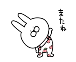 Adult pretty rabbit sticker #15811081
