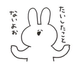 Rabbit and cat in bad condition sticker #15811166