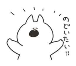 Rabbit and cat in bad condition sticker #15811184