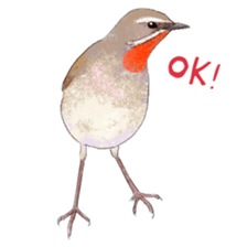 japanese bird 3 sticker #15812250