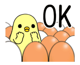 I love eggs! sticker #15812379