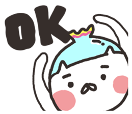 Fish tank cat ~ meow sticker #15812477