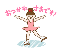 Figure Skate Girl sticker #15812635