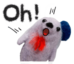 Fluffy companion4 sticker #15813077