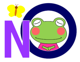 Daily conversation stamp frog spring sticker #15813194