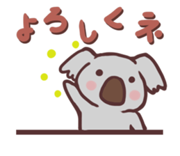 Koala happy Sticker sticker #15813250