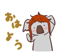 Koala happy Sticker sticker #15813251
