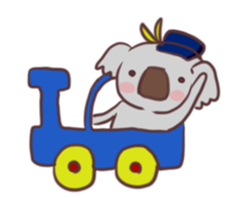 Koala happy Sticker sticker #15813253