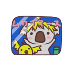 Koala happy Sticker sticker #15813254