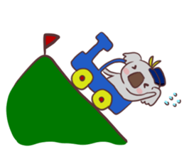 Koala happy Sticker sticker #15813255