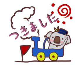Koala happy Sticker sticker #15813256