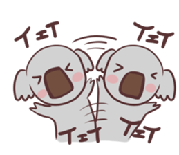 Koala happy Sticker sticker #15813262