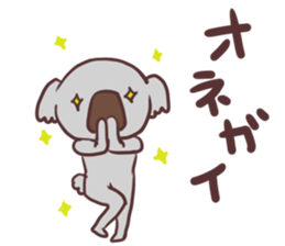 Koala happy Sticker sticker #15813273