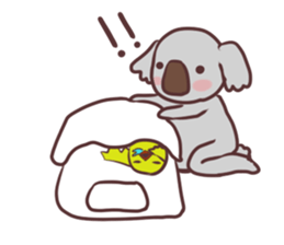 Koala happy Sticker sticker #15813287