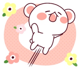 Fluffy Bear flowers, girly!40set sticker #15813726