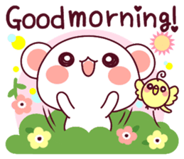 Fluffy Bear flowers, girly!40set sticker #15813728