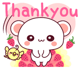 Fluffy Bear flowers, girly!40set sticker #15813733