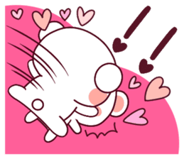 Fluffy Bear flowers, girly!40set sticker #15813745