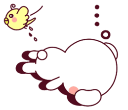 Fluffy Bear flowers, girly!40set sticker #15813748