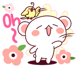 Fluffy Bear flowers, girly!40set sticker #15813755