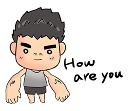 Cute Gorilla Boy sticker #15814034